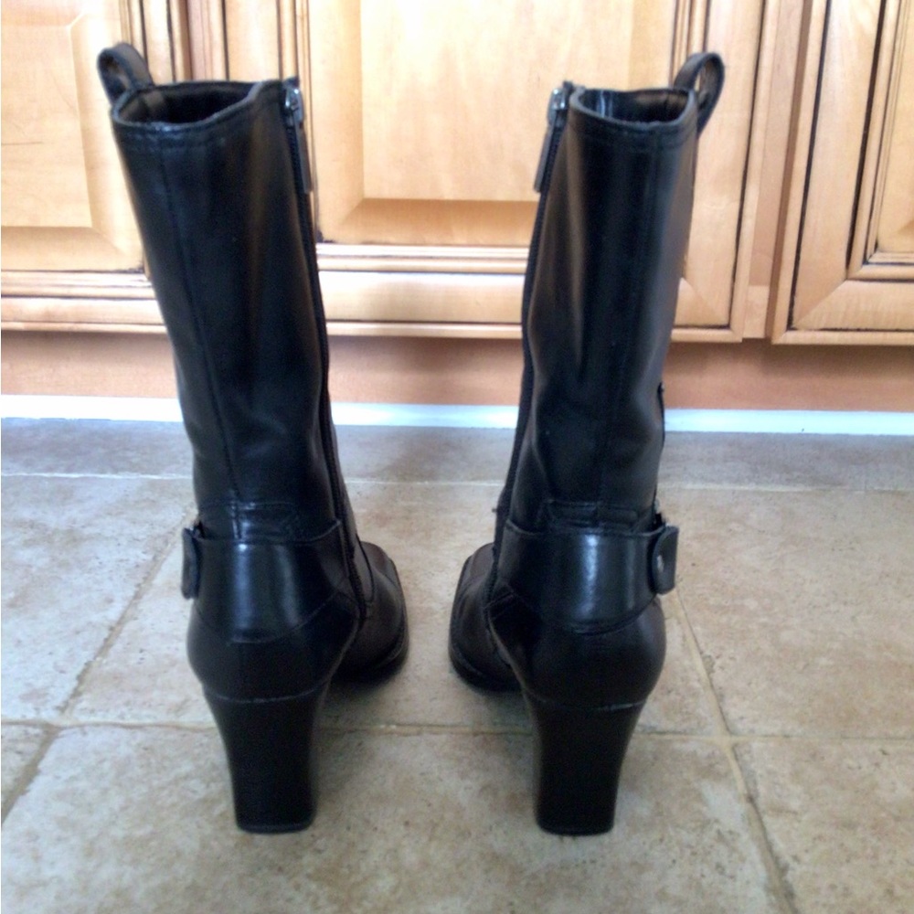 Harley Davidson Black Heel Boot
